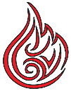 Symbolet for ild-guden - Gy-Ra